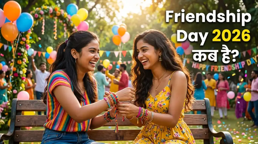 Friendship Day 2026 Date in India with friends celebrating together