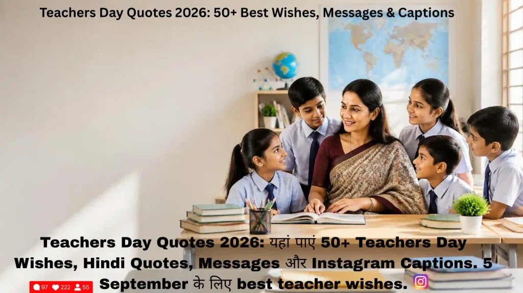 Teachers Day Quotes 2026: 50+ Best Wishes, Messages & Captions